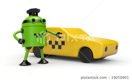 Robot taxi driver 19058901