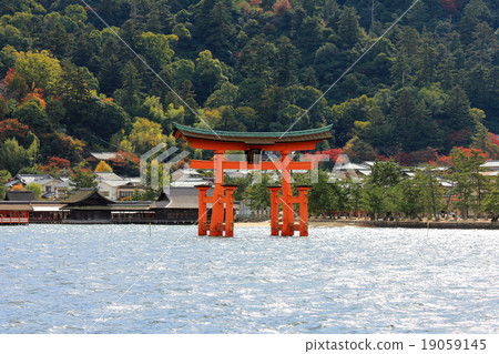 Otori at Itsukushima shrine Otori at Itsukushima shrine 19059145