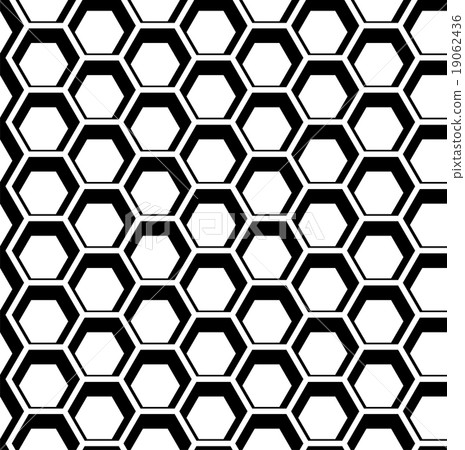 seamless Honeycomb pattern vector 19062436