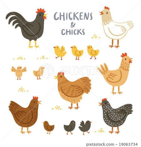 Floral seamless pattern with bird 19063734