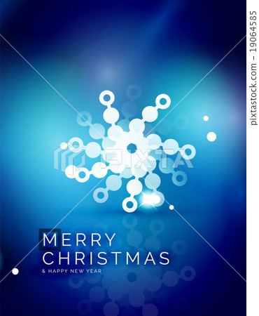 Christmas blue abstract background with white 19064585