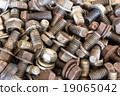 old screw Hexagon and spring washer 19065042