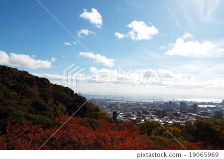 從山上的秋天景色 從山上的秋天景色 19065969