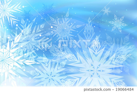Beautiful vector background with snowflakes, Happy 19066484