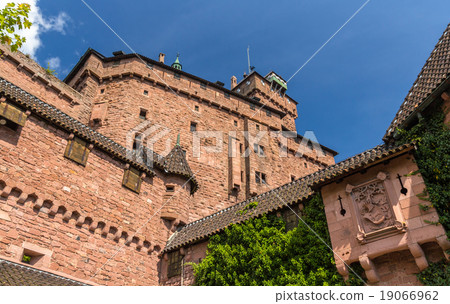 Walls of Haut-Koenigsbourg castle in Alsace Walls of Haut-Koenigsbourg castle in Alsace 19066962