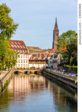 View of Strasbourg Cathedral in Petite France View of Strasbourg Cathedral in Petite France 19066966