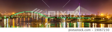 Panorama of Belgrade over the Sava river - Serbia Panorama of Belgrade over the Sava river - Serbia 19067230