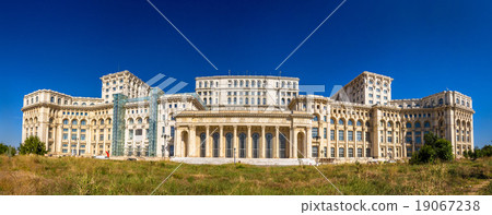 Panorama of The Palace of Parliament in Bucharest 19067238
