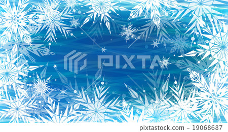 Beautiful vector background with snowflakes, Happy Beautiful vector background with snowflakes, Happy 19068687