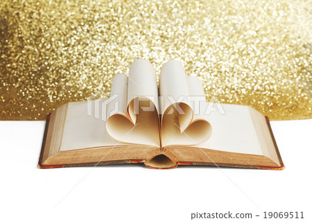 Heart inside a book 19069511