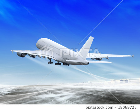 plane is landing away 19069725