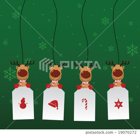 Reindeer Label Reindeer Label 19070272