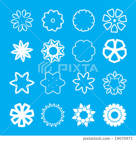 Flower on blurred background. Vector illustration Flower on blurred background. Vector illustration 19070971