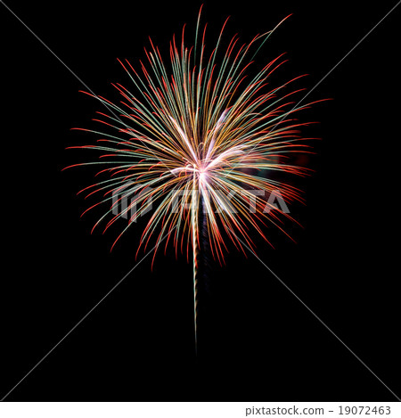 Colorful fireworks light on the sky 19072463
