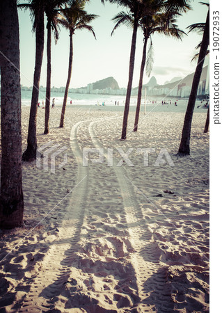 View of Ipanema Beach in the evening, Brazil View of Ipanema Beach in the evening, Brazil 19072933