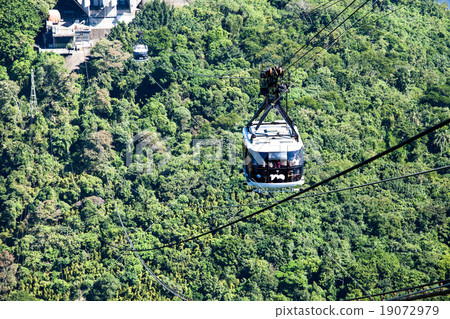 The cable car to Sugar Loaf in Rio de Janeiro The cable car to Sugar Loaf in Rio de Janeiro 19072979