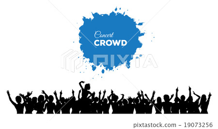 People concert crowd 19073256