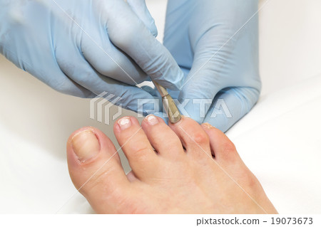 process of pedicure at beauty salon process of pedicure at beauty salon 19073673