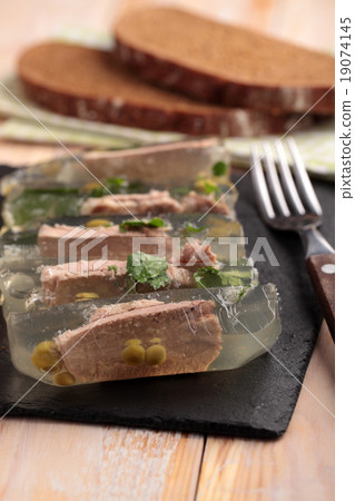Beef tongue aspic 19074145