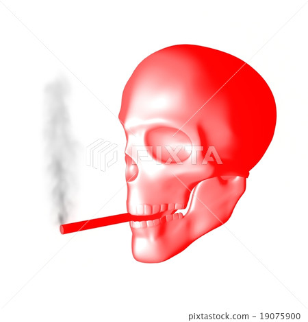 skull smoking 19075900