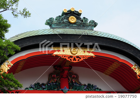 Fushimi-Inari Taisei shrine's gable 5 19077750