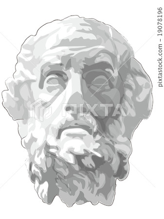 Plaster image · Homer's face (Homer) 19078196