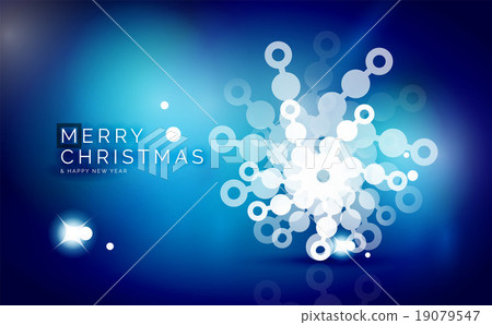 Christmas blue abstract background with white 19079547