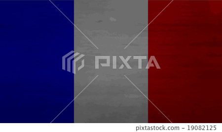 Grunge messy flag France 19082125