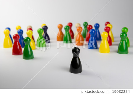 Conceptual game pawns Conceptual game pawns 19082224