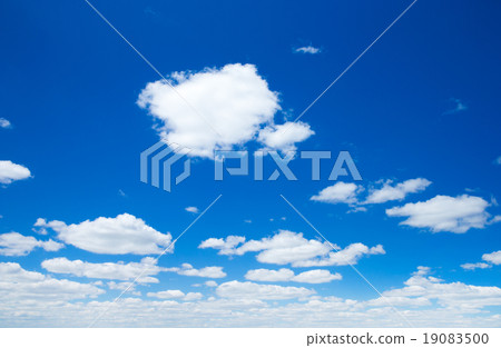 sky background with tiny clouds 19083500