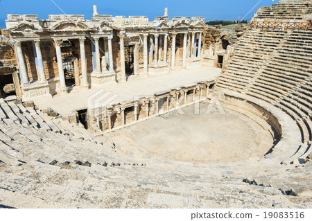 Amphitheater in Pamukkale, Turkey Amphitheater in Pamukkale, Turkey 19083516