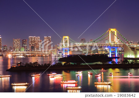 台場夜景 19083642