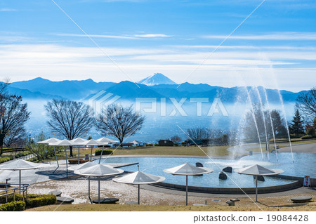 [Yamanashi Prefecture] Fuefuki River Fruit Park and Kofu Basin of Asagiri 19084428