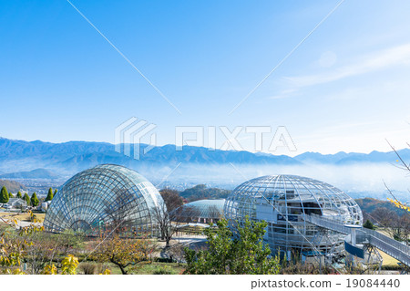 [Yamanashi Prefecture] Fuefuki River Fruit Park and Kofu Basin of Asagiri 19084440