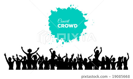 People concert crowd 19085668