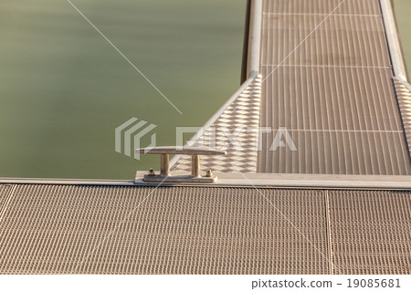 Modern Pier in the water Modern Pier in the water 19085681