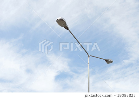 streetlight with beautiful sky background 19085825