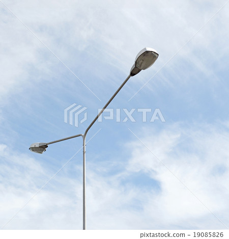 streetlight with beautiful sky background 19085826