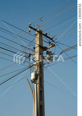 Electric Lines Column 19086038