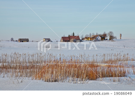Rural Winter Landscape Rural Winter Landscape 19086049