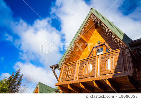 Wooden house in the mountains Wooden house in the mountains 19086358