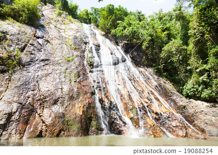 Waterfall on Koh Samui 19088254