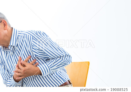 Palpitation shortness of breath myocardial infarction menopausal disorder physical condition male grandfather grandfather senior senior generation 19088525