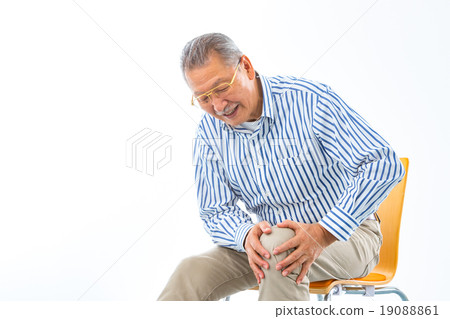 Knees hurts Knee Pain Drug Health Male Grandpa Grandfather Senior Senior Generation 19088861