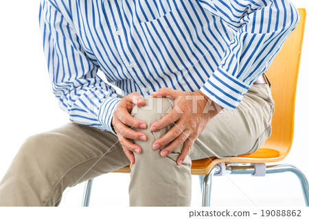 Knees hurts Knee Pain Drug Health Male Grandpa Grandfather Senior Senior Generation 19088862