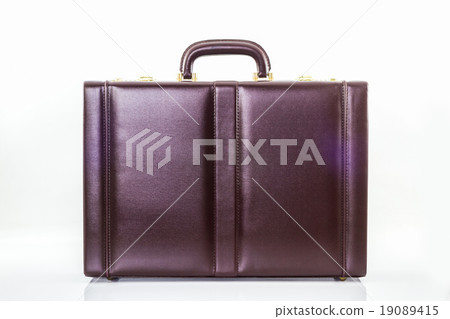 Business leather briefcase. 19089415