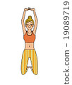 Women elongation to stretch 19089719