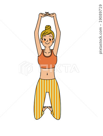 Women elongation to stretch Women elongation to stretch 19089719