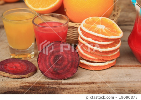 fresh orange with beetroot juices fresh orange with beetroot juices 19090875