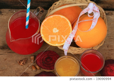 fresh orange with beetroot juices fresh orange with beetroot juices 19090994